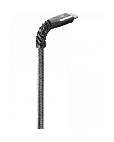 Кабел Cellularline - Tetra Force, USB-A/USB-C, 0.15 m, черен - 1