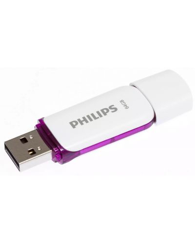 Флаш памет Philips - Snow, 64GB, USB 2.0 - 1