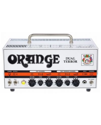 Усилвател за китара Orange - Dual Terror, бял/оранжев - 1