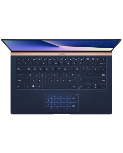 Лаптоп Asus ZenBook UX433FA-A5075R - 90NB0JR1-M05910, син - 2