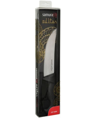 Узбекистански нож Samura - Sultan Pro Pichak, 16.1 cm, черна дръжка - 5