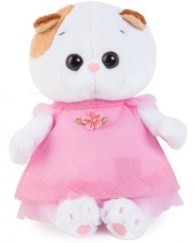 Плюшена играчка Budi Basa - Коте Ли-Ли, бебе, с рокля, 20 cm - 1