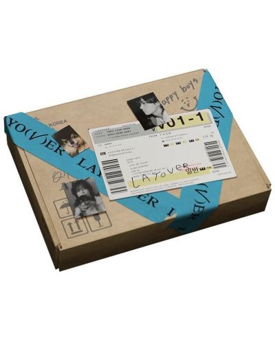 V (BTS) - Layover, Blue Edition (CD Box) - 1