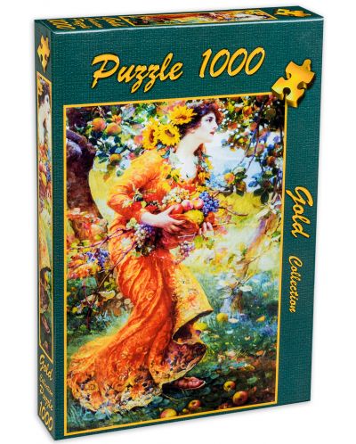 Пъзел Gold Puzzle от 1000 части - В овощната градина - 2