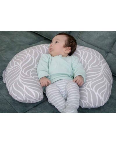 Възглавница за кърмене и поддържане BabyJem - Grey  - 4