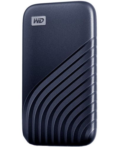 Външна SSD памет Western Digital - My Passport, 1TB, USB 3.2, синя - 2