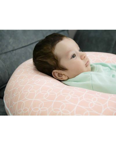 Възглавница за кърмене и поддържане BabyJem - Pink  - 5