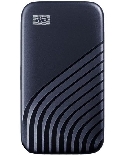 Външна SSD памет Western Digital - My Passport, 1TB, USB 3.2, синя - 1