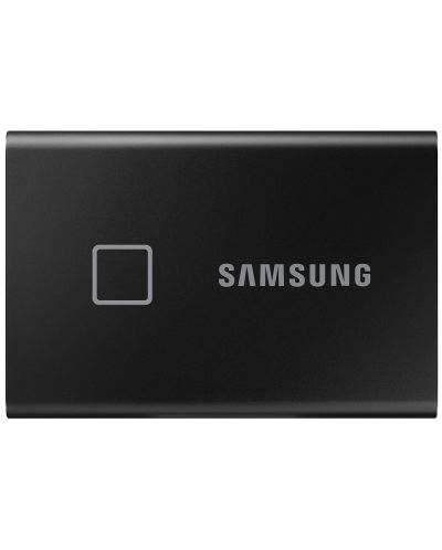 Външна SSD памет Samsung - T7 Touch, 1TB, USB 3.2, черна - 1