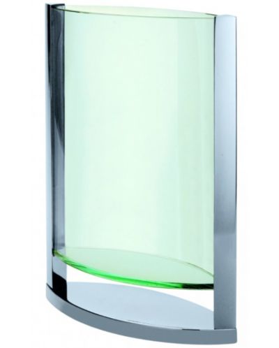 Ваза Philippi - Decade, 35 cm, стъкло с хромиран алуминий - 1