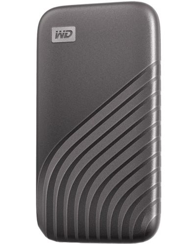 Външна SSD памет Western Digital - My Passport, 500GB, USB 3.2, сива - 3