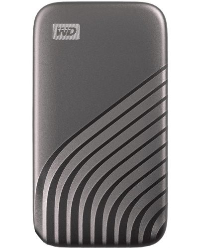 Външна SSD памет Western Digital - My Passport, 500GB, USB 3.2, сива - 1