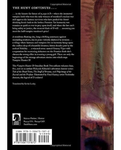 Vampire Hunter D Omnibus: Book Four by Hideyuki Kikuchi, Yoshitaka