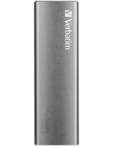 Външна SSD памет Verbatim - Vx500, 480GB, USB 3.1, сива - 1