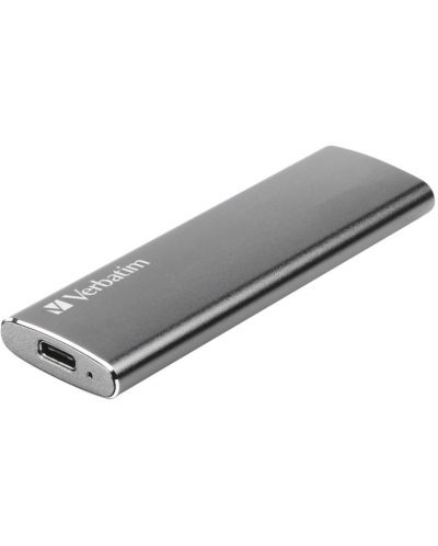 Външна SSD памет Verbatim - Vx500, 480GB, USB 3.1, сива - 2