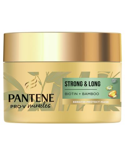 Pantene Pro-V Miracles Маска за коса Biotin & Bamboo, 160  ml - 1