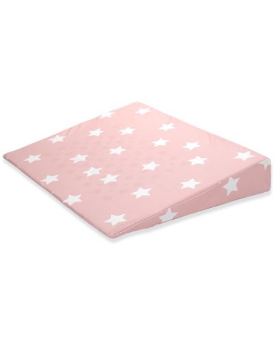 Възглавничка Lorelli - Air Comfort, 60 x 45 x 9 cm, звезди, розова  - 1