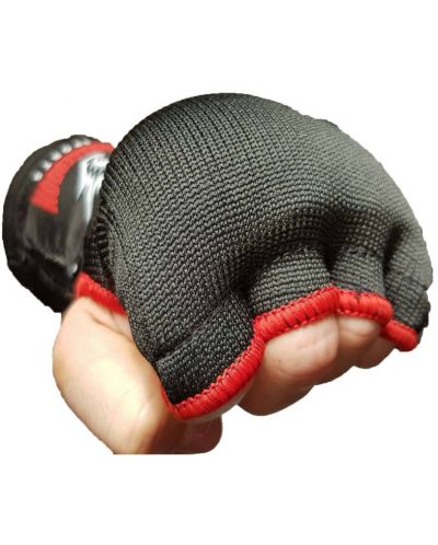 Вътрешни ръкавици за бокс Armageddon Sports - Easy Wrap,  черни/червени - 2