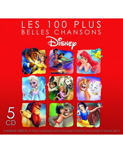 Various Artists- Les 100 Plus Belles Chansons Disney (5 CD)