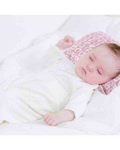 Възглавница за кърмене BabyJem - Multiway, 26 x 61 cm, розова - 2