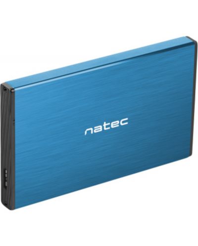 Външен HDD/SSD корпус Natec - Rhino Go, 2.5", USB 3.0, син - 4