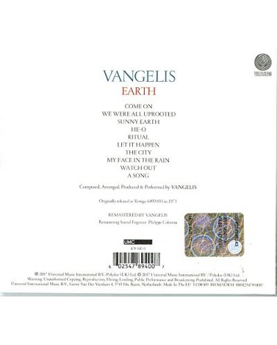 Vangelis Papathanassiou - Earth (CD) - 2