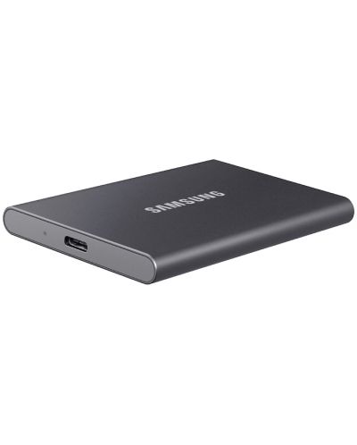 Външна SSD памет Samsung - T7 , 500GB, USB 3.2, сива - 4