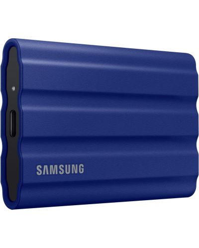Външна SSD памет Samsung - T7 Shield, 1TB , USB 3.2, синя - 2
