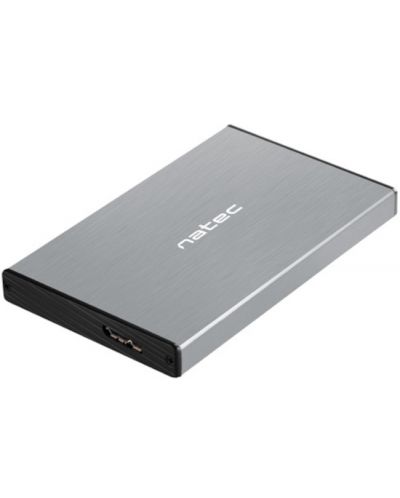 Външен HDD/SSD корпус Natec - Rhino Go, 2.5", USB 3.0, сив - 4