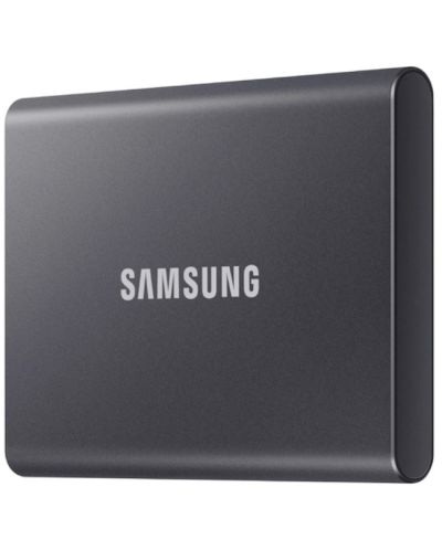 Външна SSD памет Samsung - T7 , 500GB, USB 3.2, сива - 2
