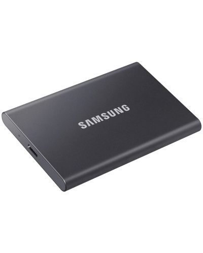 Външна SSD памет Samsung - T7 , 500GB, USB 3.2, сива - 3