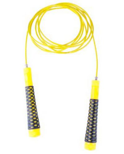 Въже за скачане inSPORTline - Jumpow, 2.8 m, жълто - 1