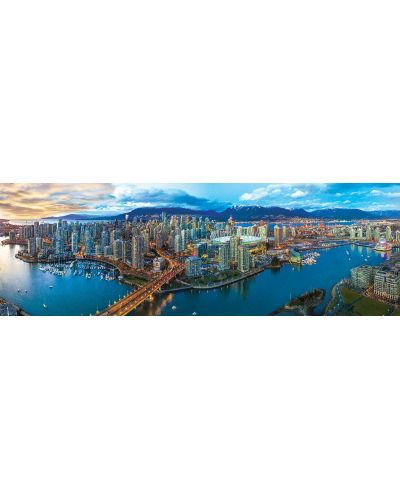 Панорамен пъзел Eurographics от 1000 части - Ванкувър - 2