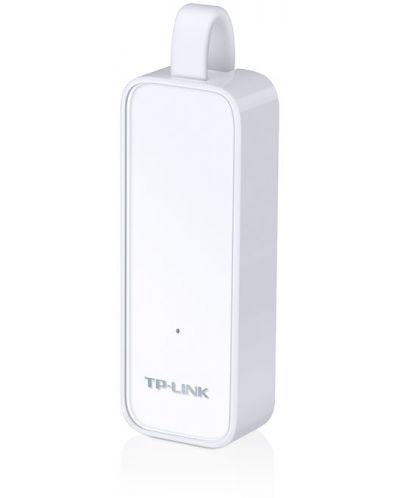 Мрежови адаптер TP-Link - UE300, USB-A/RJ45, бял - 1