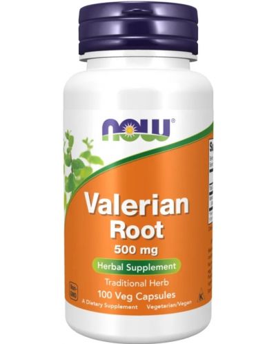 Valerian Root, 100 капсули, Now - 1