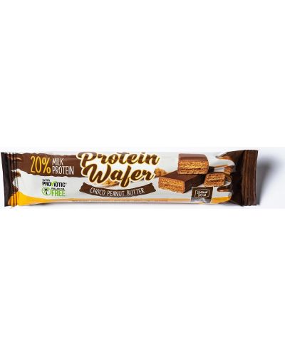 Protein Wafer Вафла с шоколад и фъстъчено масло, 40 g, KT Sportline - 1