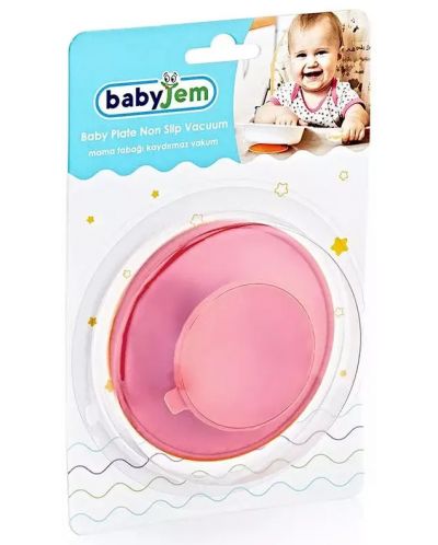 Вакуум за чиния или чаша BabyJem - Pink - 3