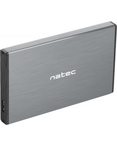 Външен HDD/SSD корпус Natec - Rhino Go, 2.5", USB 3.0, сив - 5