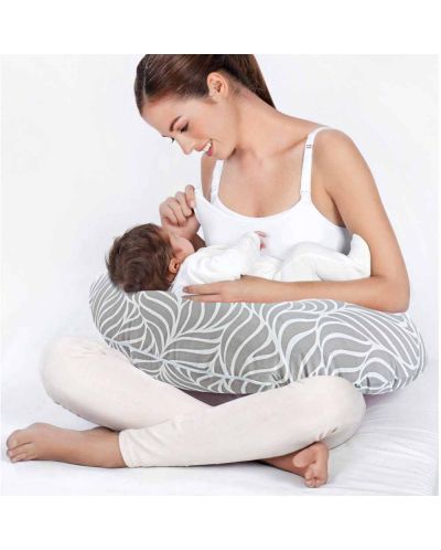 Възглавница за кърмене и поддържане BabyJem - Grey  - 2