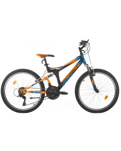 Детски велосипед със скорости SPRINT - Element VB, 24", 390 mm, многоцветен - 1