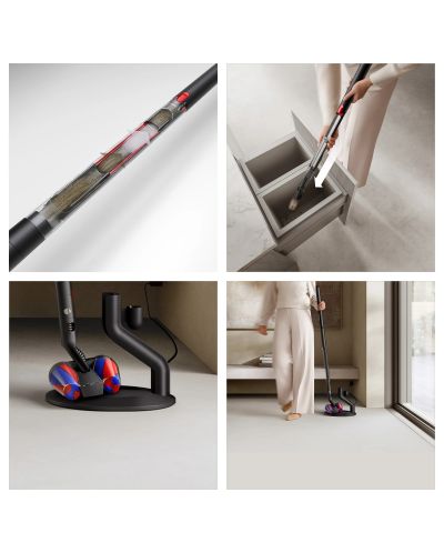 Вертикална прахосмукачка Dyson - Pencilvac Fluffycones, черна