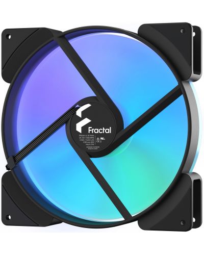 Вентилатор Fractal Design - Prisma AL-18, 180 mm, RGB, 2 броя - 4