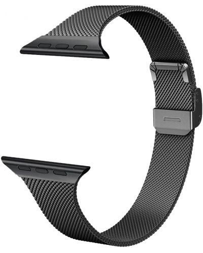 Каишка Trender - Steel, Apple Watch, 44/45 mm, черна - 1