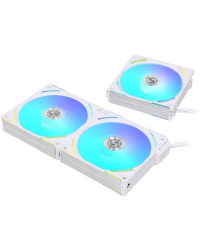 Вентилатори Lian-Li - ALV2 White, 120 mm, RGB, 3 броя, контролер - 6