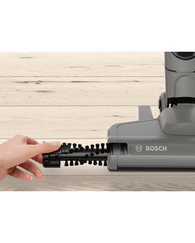 Вертикална прахосмукачкa без торба Bosch - BBHF214G, сива - 6