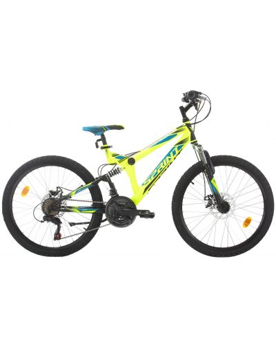 Детски велосипед със скорости SPRINT - Element DB 24", 390 mm, жълт - 1
