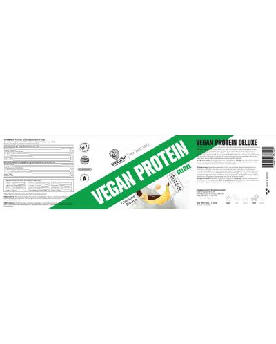 Vegan Protein Deluxe, шоколад с банан, 750 g, Swedish Supplements - 2