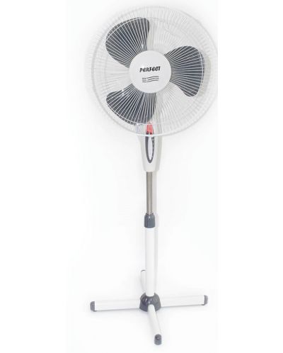Вентилатор Perfect - FM-3212, 3 степени, 41 cm, бял/сив - 1