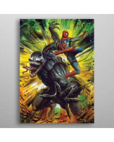 Метален постер Displate - Venom: Venom vs Spider-man - 3