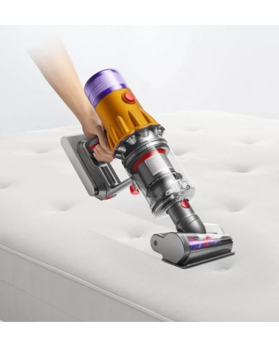 Вертикална прахосмукачка Dyson - V12 Absolute SV46, HEPA, жълта/сива - 5